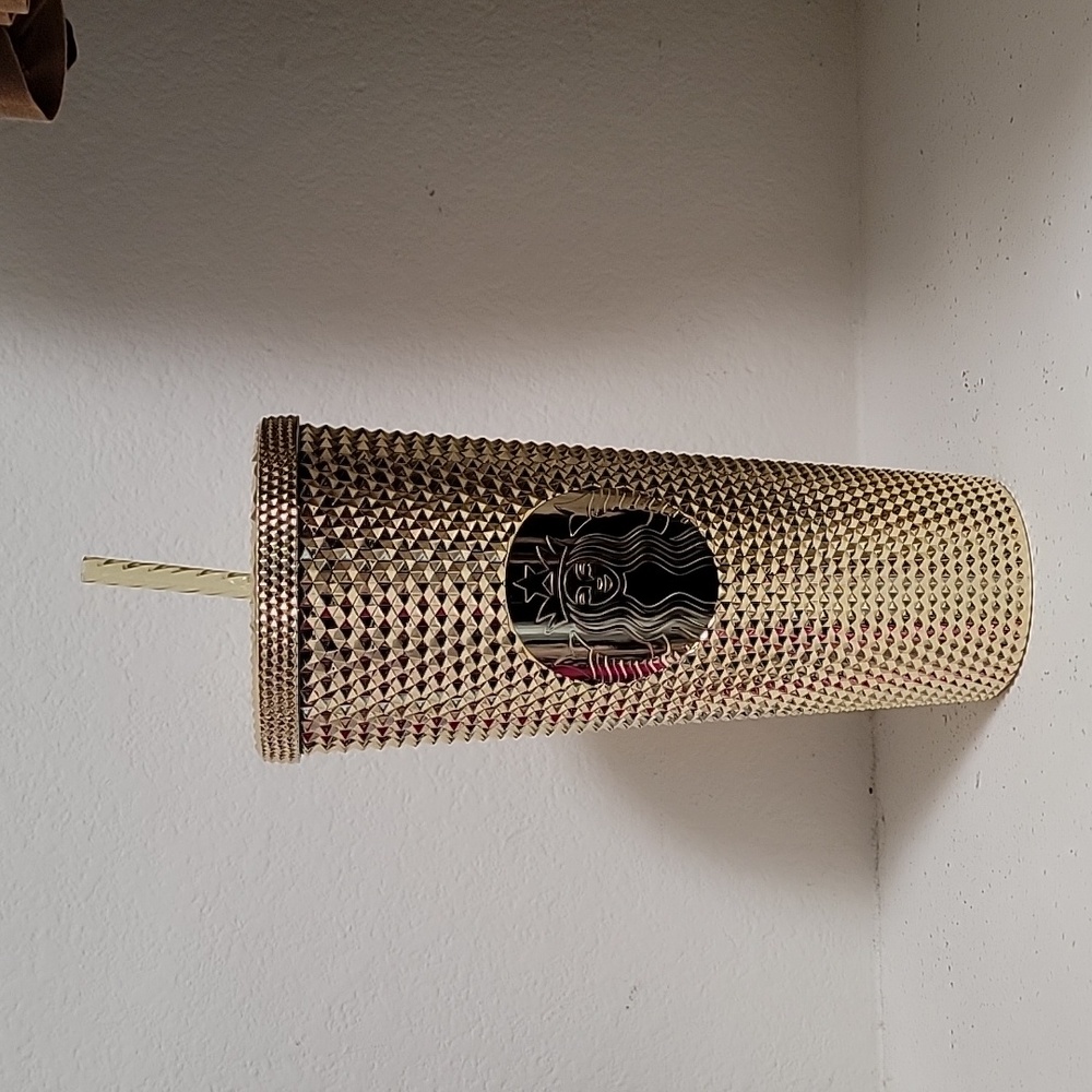 Chrome Studded Starbucks Tumbler
